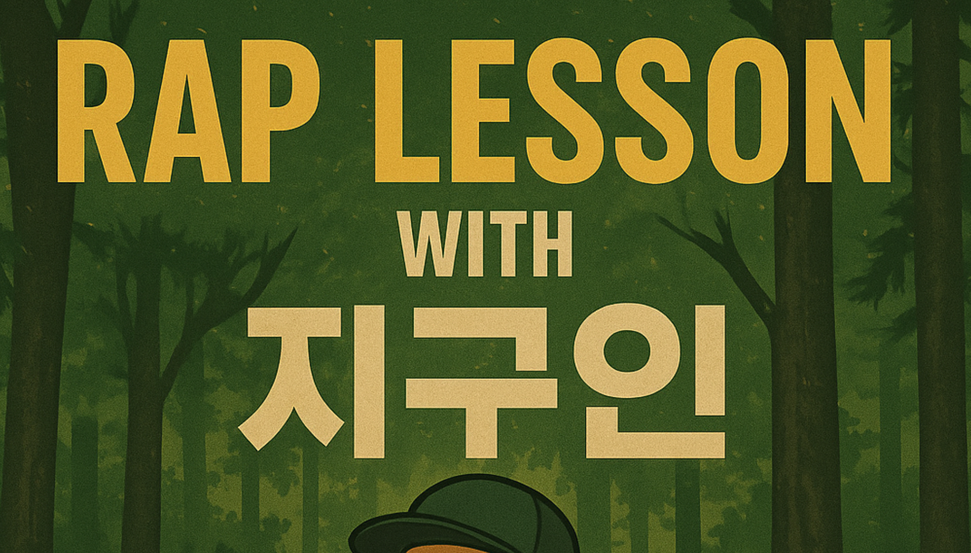 숲 일타강사 지구인의 랩 레슨 진행합니다